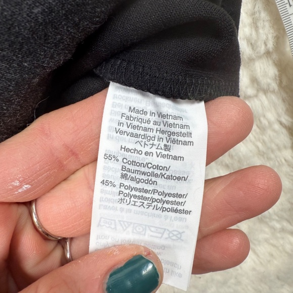 J. Crew Authentic Fleece Performance Athleisure Mens Zip Up Hoodie Grey Medium - Picture 6 of 8